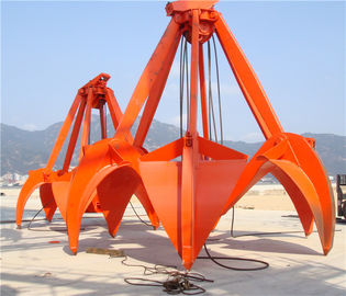 중국 16T 밧줄 Loadiing 모래 돌/강철 작은 조각 및 광석을 위한 기계적인 오렌지 필 횡령 5m ³ 협력 업체